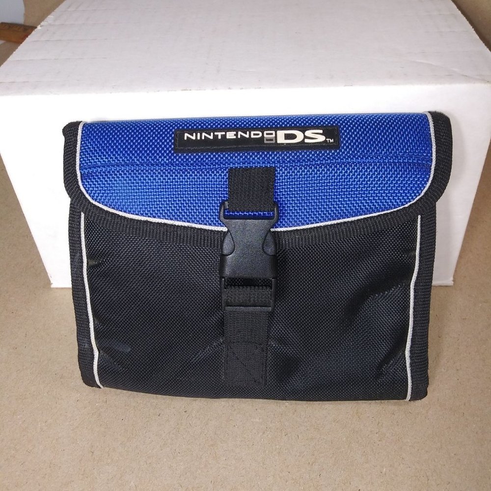 Nintendo DS Switch N Carry Black Blue Travel Case
